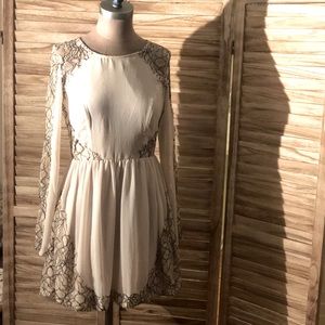 TopShop dress with lace detail